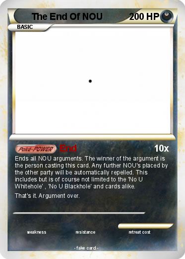 Pokemon The End Of NOU