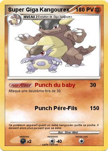 Pokemon Super Giga Kangourex