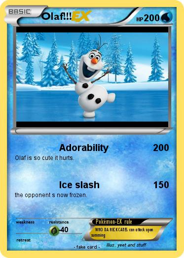 Pokemon Olaf!!!