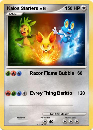 Pokemon Kalos Starters