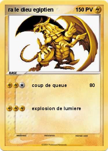 Pokemon ra le dieu egiptien