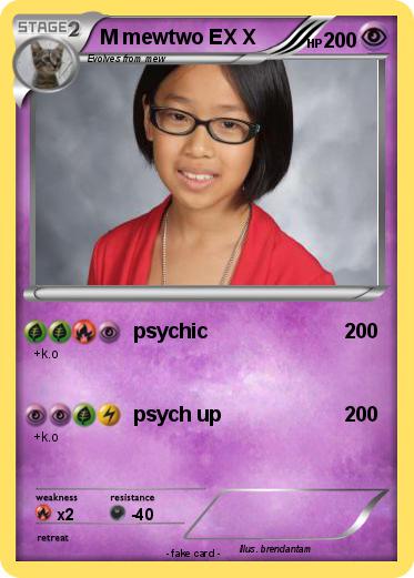 Pokemon M mewtwo EX X