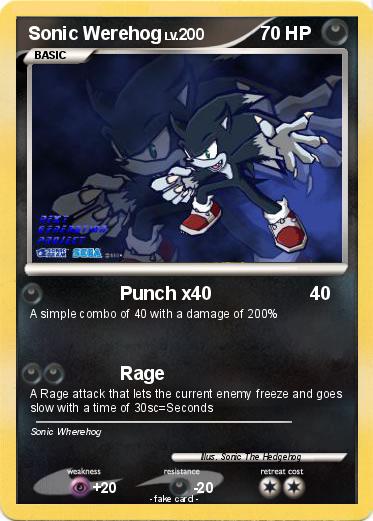 Pokemon Sonic Werehog