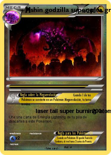 Pokemon shin godzilla super plus gmk