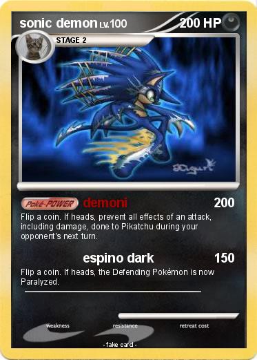 Pokemon sonic demon