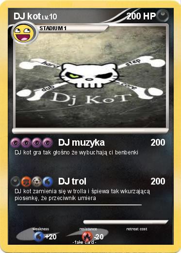 Pokemon DJ kot