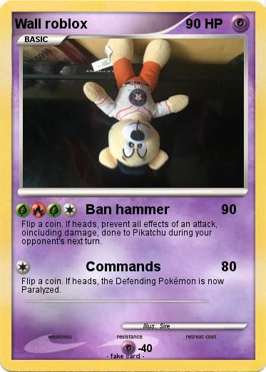 Pokemon Wall roblox