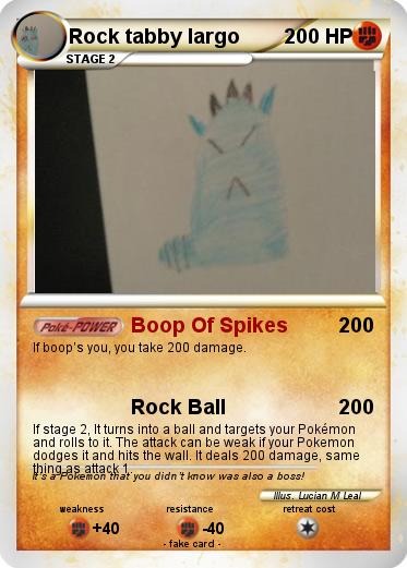 Pokemon Rock tabby largo