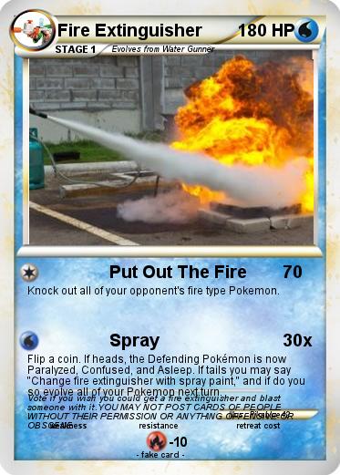 Pokemon Fire Extinguisher