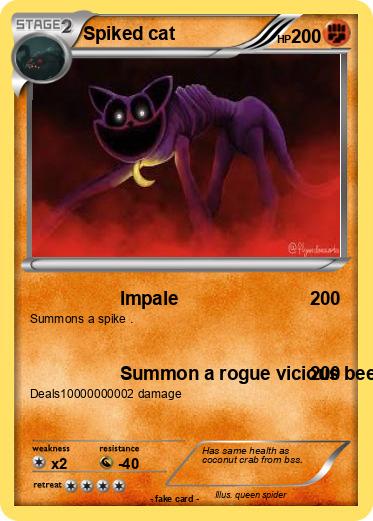 Pokemon Spiked cat