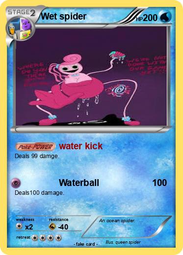 Pokemon Wet spider