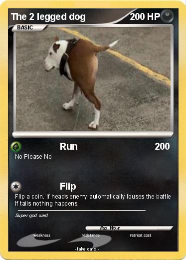 Pokemon The 2 legged dog