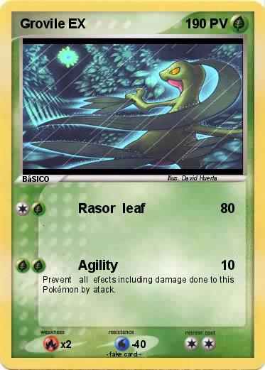 Pokemon Grovile EX