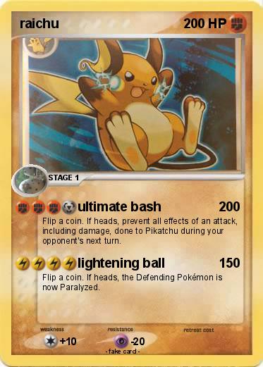 Pokemon raichu