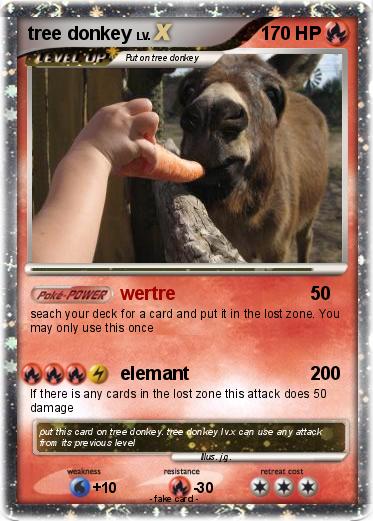 Pokemon tree donkey