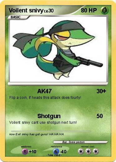 Pokemon Voilent snivy