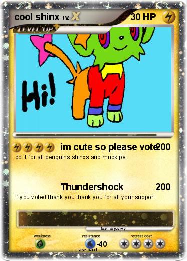 Pokemon cool shinx