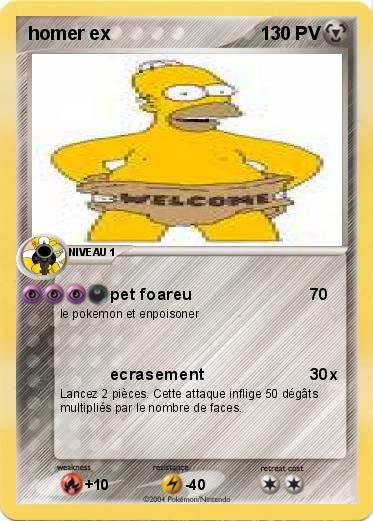 Pokemon homer ex