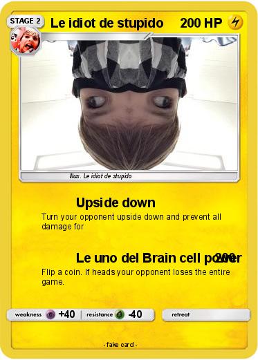 Pokemon Le idiot de stupido