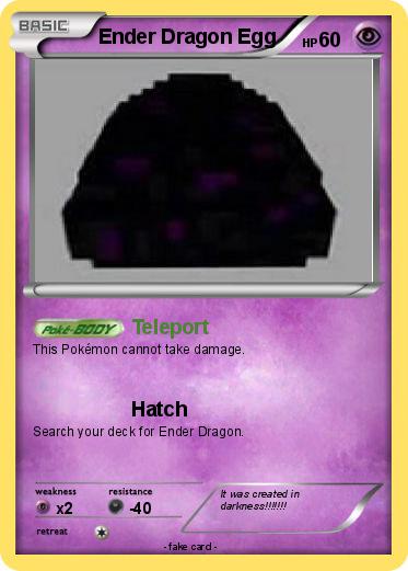 Pokemon Ender Dragon Egg