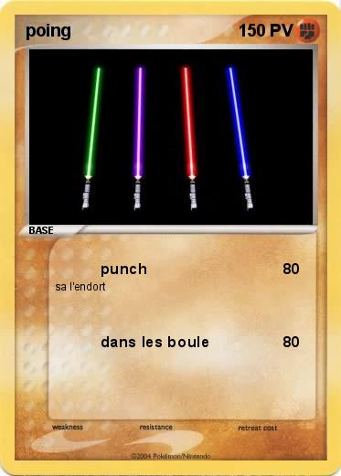 Pokemon poing