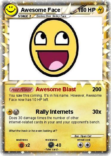 Pokemon Awesome Face