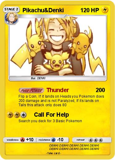 Pokemon Pikachu&Denki
