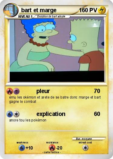 Pokemon bart et marge