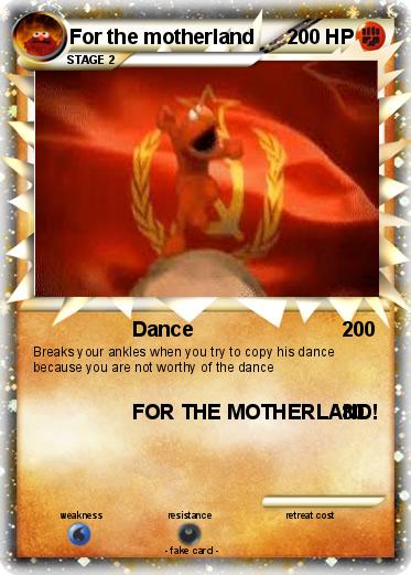 Pokemon For the motherland