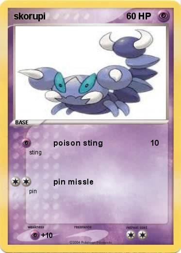 Pokemon skorupi