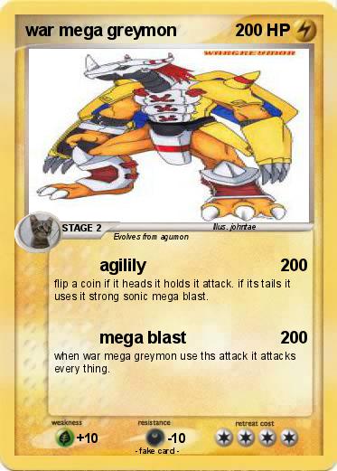 Pokemon war mega greymon