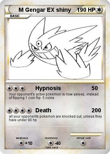 Pokemon M Gengar EX shiny