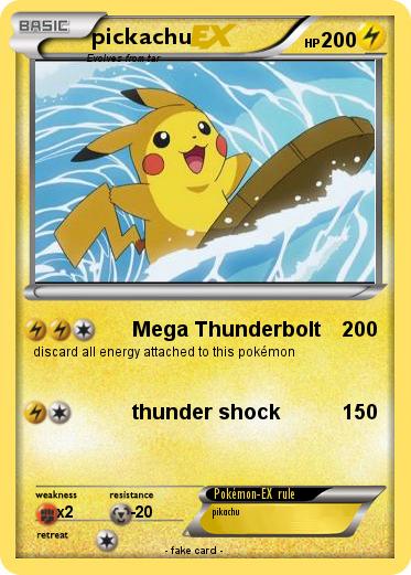 Pokemon pickachu