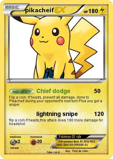 Pokemon pikacheif