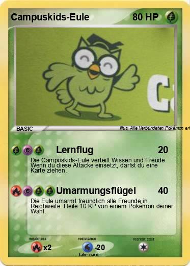 Pokemon Campuskids-Eule