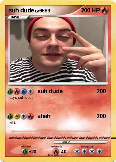 Pokemon suh dude