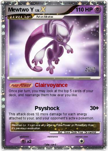 Pokemon Mewtwo Y