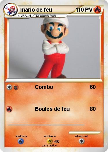 Pokemon mario de feu