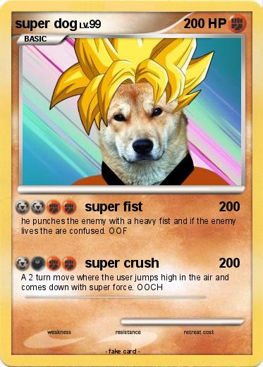 Pokemon super dog