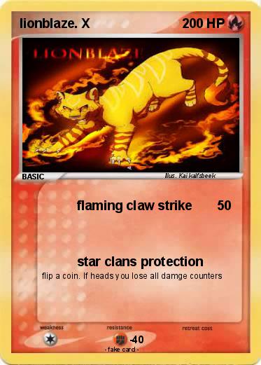 Pokemon lionblaze. X