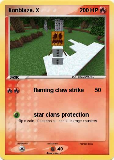 Pokemon lionblaze. X