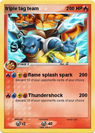 Pokemon triple tag team