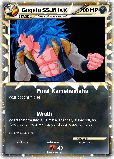 Pokemon Gogeta SSJ6 lv.X