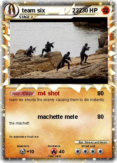 Pokemon team six                 222