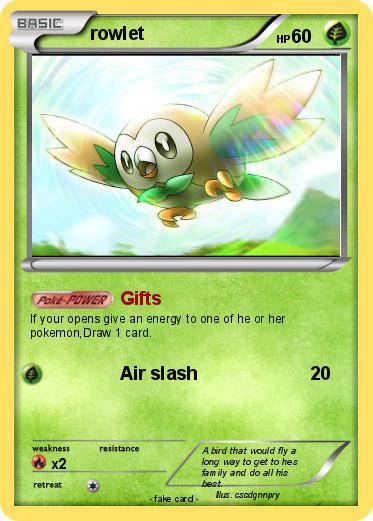 Pokemon rowlet