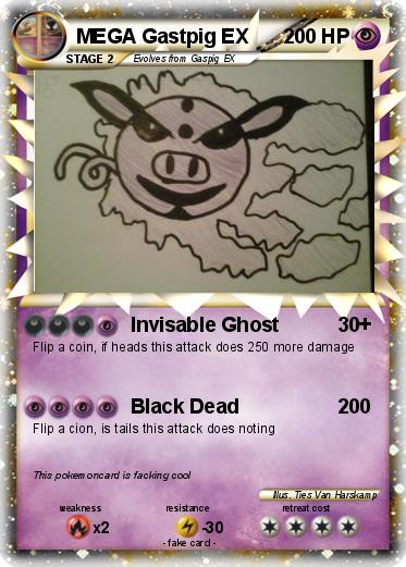 Pokemon MEGA Gastpig EX