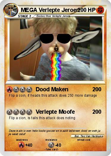 Pokemon MEGA Verlepte Jeroen