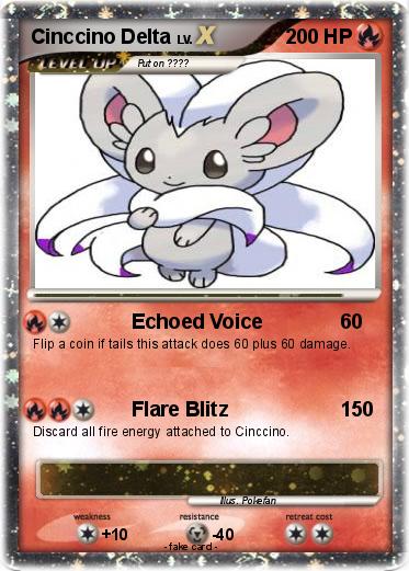 Pokemon Cinccino Delta