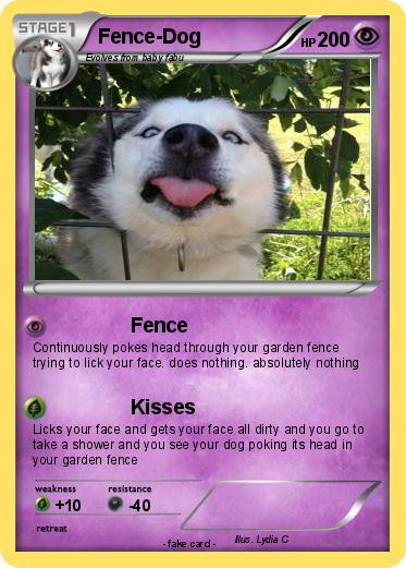 Pokemon Fence-Dog