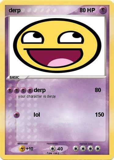 Pokemon derp